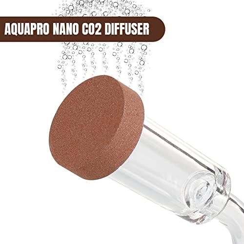 Cheefun Aquarium CO2 Difusor: acessórios de fornecimento de aquário de vidro com tubo de conexão em forma de U para tanque