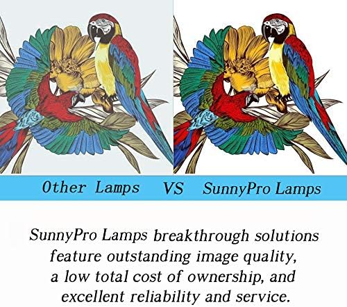 Sunnypro elplp32 Lâmpador de projetor compatível para Epson EMP-732 EMP-732C EMP-737 EMP-737C EMP-740 EMP-740C EMP-745 EMP-745C EMP-750