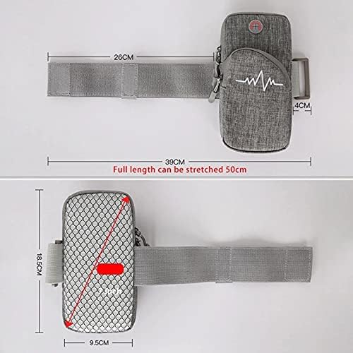 N/A Universal Watero Proper impermeável bolsa de braçadeira esportiva, executando jogging gym band para celular bolsas de