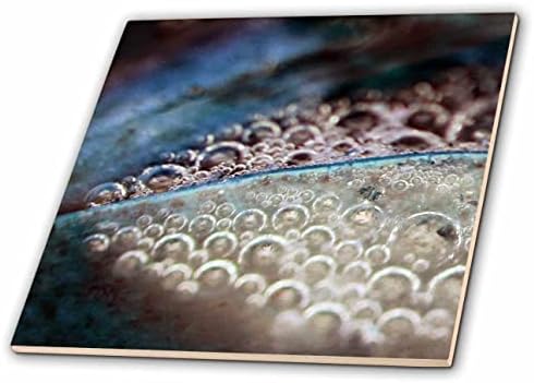 3drose uma macro, foto abstrata de bolhas feitas em um riacho a partir de água corrente. - Azulejos