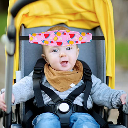 2 peças Baby Carseat Head Support Band Strap Headrest Filler Seat Sleep Sleest Cardes Decoh Relear Head Strap Band para crianças crianças