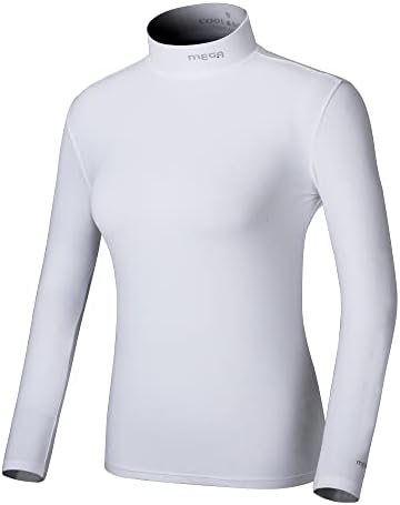 Coouv Super Thin refrigerante gelo de seda UV Protection Sports Sports Compression camisa de camisa base Golfe de manga