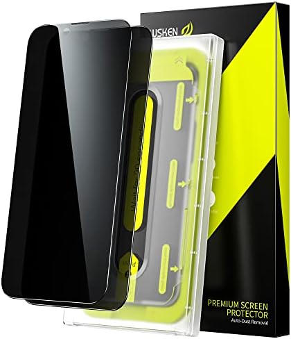 Protetor de tela de privacidade da WSKEN para iPhone 13 Pro Max / iPhone 14 Plus 6,7 polegadas, [remoção de poeira