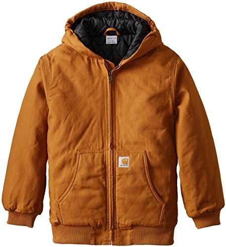 Jaqueta de flanela acolchoada ativa dos meninos de Carhartt