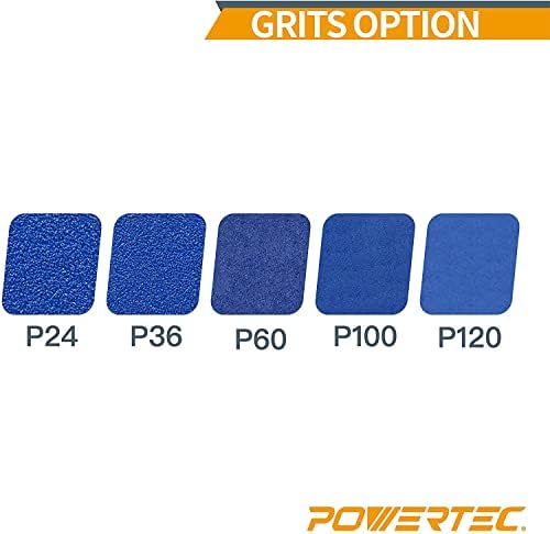Powertec 464812Z-3V 6 x 48 120 Grit Zirconia Landing Belts, 3pk