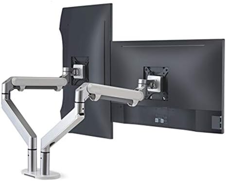 Teerwere Monitor Stand Dual Monitor Stand Dual LCD Monitor Montagem Montante Montagem da mesa Para exibir até 32 polegadas