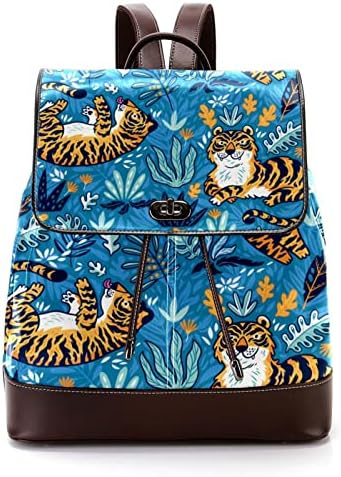 Mochila VBFOFBV para Women Daypack Laptop Backpack Travel Bag Casual, Cartoon Winter Bear Fox