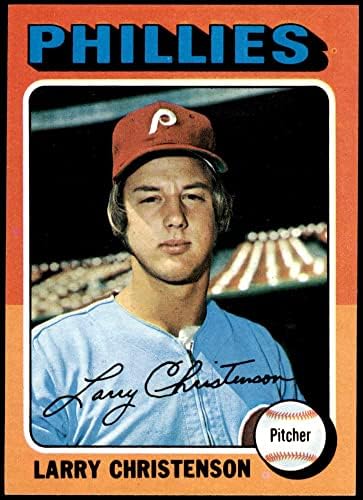 1975 Topps 551 Larry Christenson Philadelphia Phillies NM Phillies