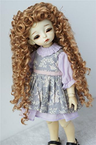 JD145 6-7inch YOSD Long Curll Soft Synthetic Mohair BJD Doll Wigs