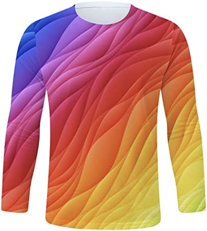 2023 Novo mass de verão fixo casual 3d camiseta de impressão digital de manga longa top plus size t