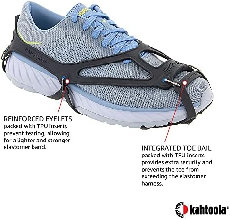 Kahtoola Nanopikes Footwear Tração para Icey Winter Road Running & Walking