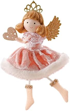 Angel Ornamentos de Natal Decorações penduradas Decorações de Natal Decorações de pelúcia fofa boneca de anjo pingente de