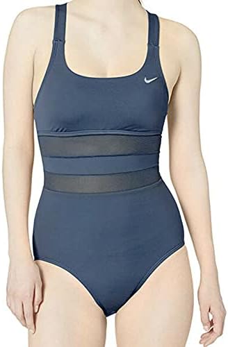 Nike feminina malha padrão soll back v-back one peças maiô