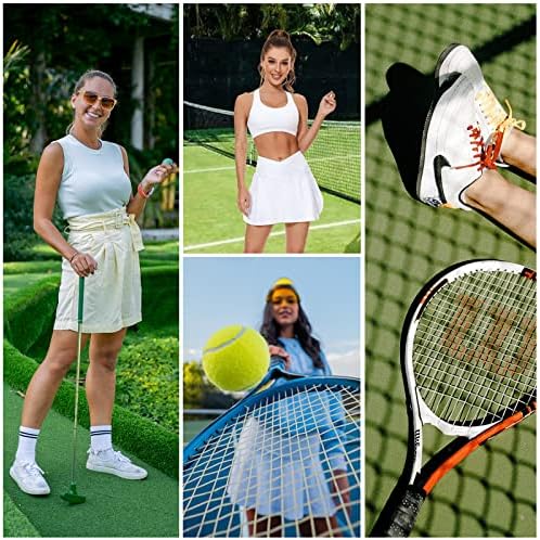 American Trends Womens Salia de tênis com bolsos Crossover Crossover High Saias Atlatas de Golfe Salas de Golf Saias para Mulheres