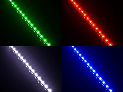 ATTAV Luzes de tira LED Magnetic RGB para PC Caixa de computador - 2pcs 12 polegadas kit de tira de led com controle remoto