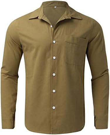 Camisas de veludo de veludo masculino de Wocachi, botão de moda de primavera para baixo de colarinho de tampa de manga longa com