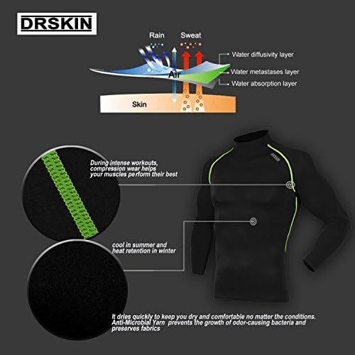Camisas de compressão masculinas de Drskin
