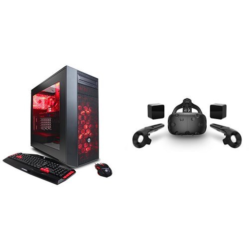 CyberPowerpc Gamer Xtreme VR GXIVR8020A GAMING Desktop & HTC Vive Virtual Reality System Pacote