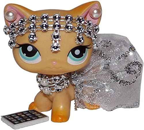 Nickhouse Silver Princess Clothes Acessórios para Little Pet Cat/LPS CAT/CAGO