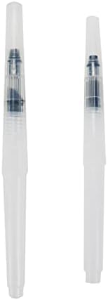 Conjunto de caneta de pincel de água de 12pcs, canetas de tinta aquarela reabastecidas com canetas de pincel aquarela para pintas em aquarela pigmentos em pó