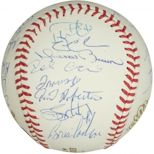 2009 A equipe do New York Yankees assinou a World Series Baseball Derek Jeter PSA DNA COA - Bolalls autografados