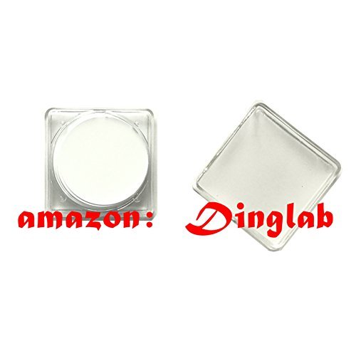 Dinglab, 50mm, 1.0um, filtro de membrana em PVDF, feita de fluoreto de polivinilideno, 50 folha/caixa