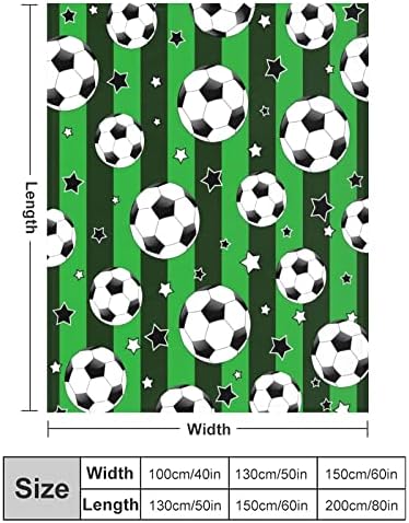 Bola de futebol de futebol de futebol Bola de futebol de futebol Ultra Soft Flannel Gre presentes para crianças adultos 50 x40
