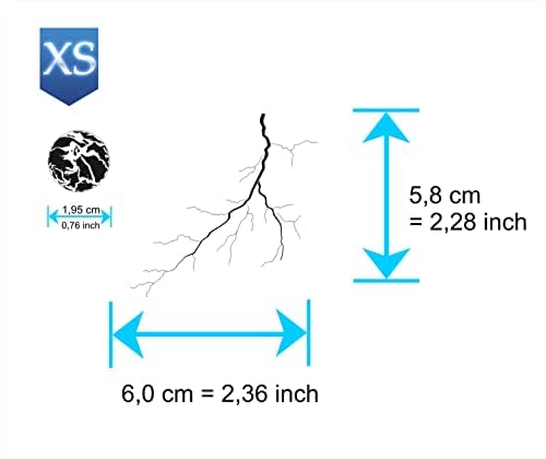 Modelo de estêncil de aerógrafo flash de AS-027 UMR-Design passo a passo