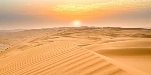 Yeele 12x6ft Desert Photography Background Desert Desert Desert Amarelo Sunset Sunset Cenário Natural Cenário Infantil Retrato