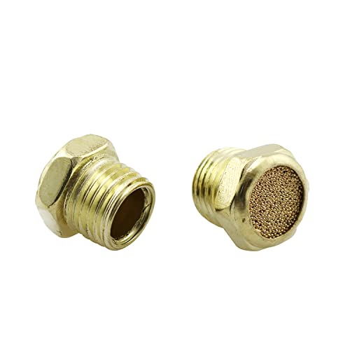 Zyamy 4pcs sinterizados Bronze Breather Vent 1/4 TNP para cilindros ou válvulas de ação única ou válvulas