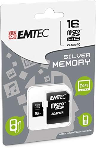 EMTEC 8 GB Classe 4 Mini Jumbo Super MicroSDHC Cartão de memória com adaptador