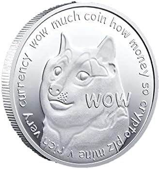 1oz Gold Dogecoin Comemorativo Coin Gold Bated Doge Coin 2021 Limited Edition Coleção colecionável com caixa de proteção dos EUA
