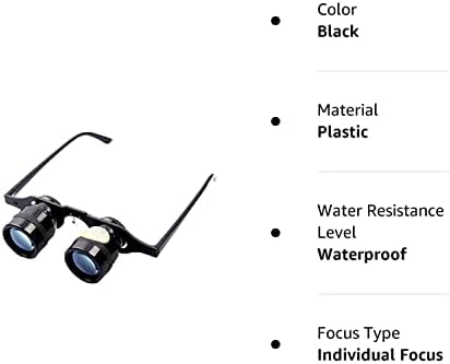 Nadalan portátil de alta definição de óculos de pesca binóculos sem mão Telescópio para caça ao ar livre Concertos de pássaros/observação/pesca/passeios turísticos