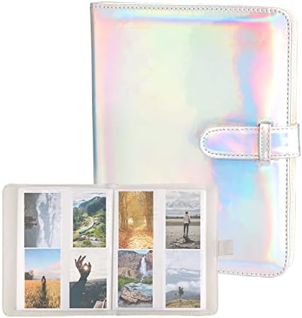 Álbum de fotos AIEX 256 PCS Pockets, PhotoCard Holder Compatível com fotos de várias câmeras instantâneas, para Polaroid