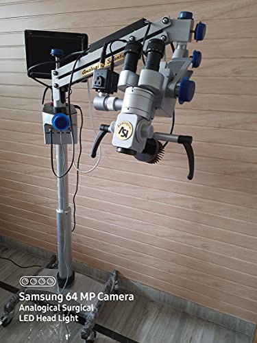 Microscópio de operação cirúrgica ENT com 5 etapas com o controle do pé motorizado da câmera de montagem