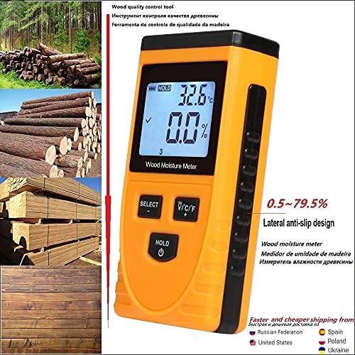 Slatiom Digital Wood Meder Medidor de umidade GM630 Tester de umidade de madeira Ferramentas Hygrometer Detector de