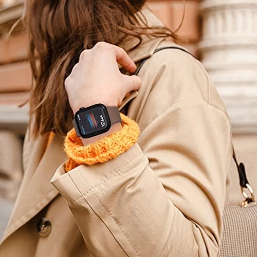 14 Bandas de pacote iwatch compatíveis com a banda Apple Watch 49mm 45mm 44mm 42mm para homens, Yiiyoung Soft Silicone Sport