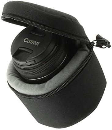 Navitech Black Water Resistente à Câmera Caso de Proteção Bolsa Compatível com o Leica DG Summilux H-X015 15mm F1.7 ASPH
