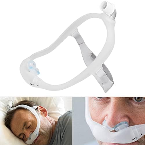 Frescha de travesseiro nasal, gel de travesseiro nasal em gel Acessório de substituição de armação de silicone para respirações respiratórias de roupas de sonho, 3 tamanhos diferentes travesseiros nasais