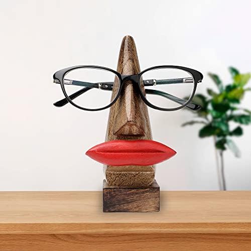 KSJONE Bigode e óculos esculpidos à mão lábios Stand Stand Spectacle Display Stand Soltes Sunglasses Titular do óculos Creative