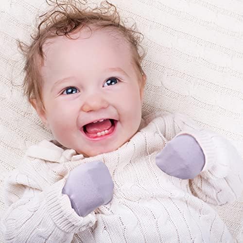 9 pares recém-nascidos luvas bebês infantil luvas sem luvas de arranhões luvas de algodão unissex por 0-6 meses meninas