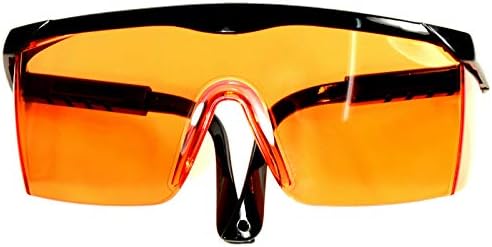 HQRP Blacklight Protecting Segurança Os óculos com lentes laranja anti nevo