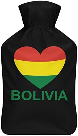 AMOR Bolívia, água quente, cama de borracha que quente quente bolsa quente com tampa para cólicas do período de alívio