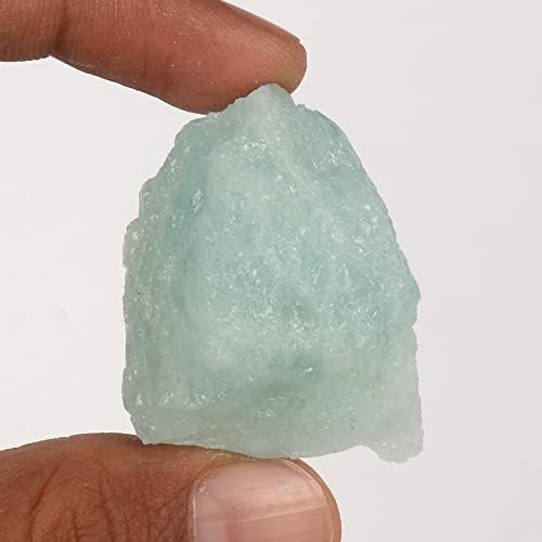 GemHub 164.25 CT Cura Cristal Claro Aquamarina Águia Rougada Cura Pedra Gemita Loose Para Yoga, Meditação, Aura Limpeza