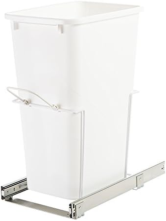 Knape & Vogt SBM10-1-35WH na cabine Montagem inferior Pull Pull Out lata, 18,8 por 9,65 por 20 , branco