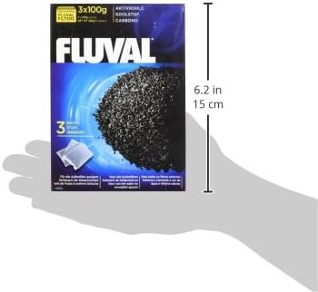 Sacos de nylon de carbono fluval para aquário, 100gm, 9 pacote