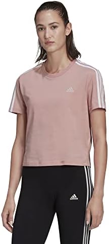 Essentials do Adidas Womens solto 3 stripes