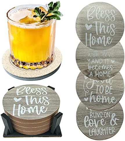 Coastersasters montanhas -russas para mesa de café absorventes conjuntos de montanha -russa de 4 montanha -russa de bebida cerâmica
