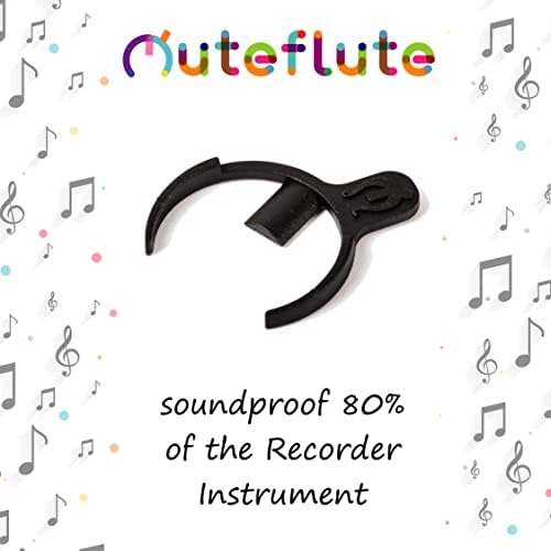 MUTO/SOM SOLTO para instrumento de gravador de soprano plástico, adultos e crianças