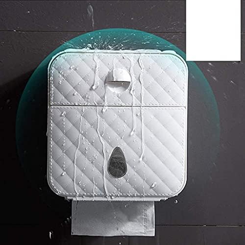 Caixa de lenço à prova d'água do banheiro cdyd, suporte criativo de armazenamento à prova d'água e à prova de poeira montada